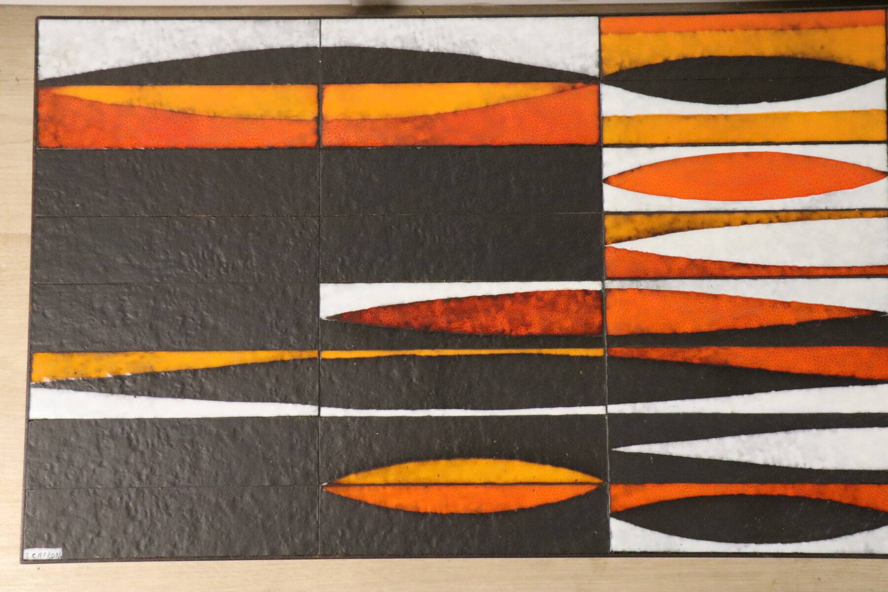 Ceramic coffee table by Roger Capron, 1960