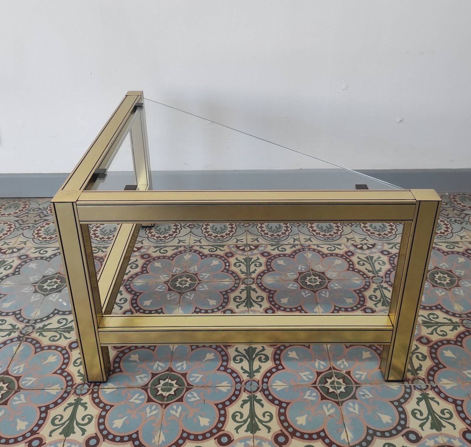 Coffee table, corner side table, 1980.