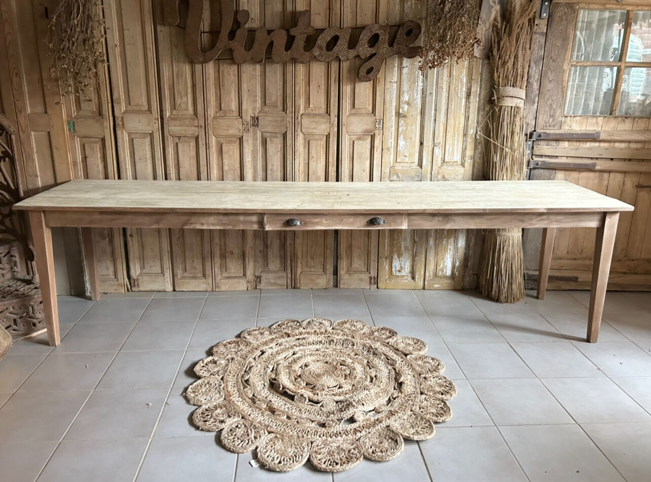 Large farmhouse table 292 cm