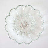 Flower glass presentation plates