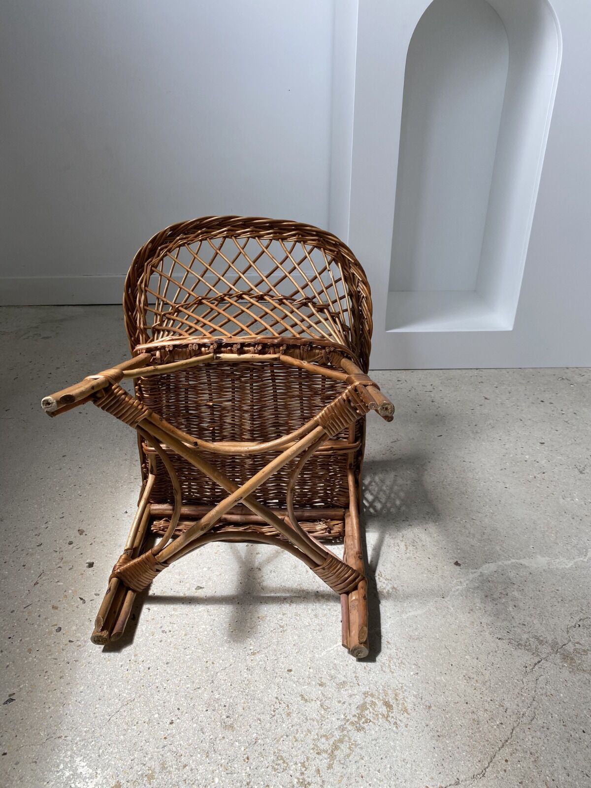 Rattan children's chair