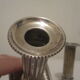 Pair of candlesticks Cailar Bailard silver metal