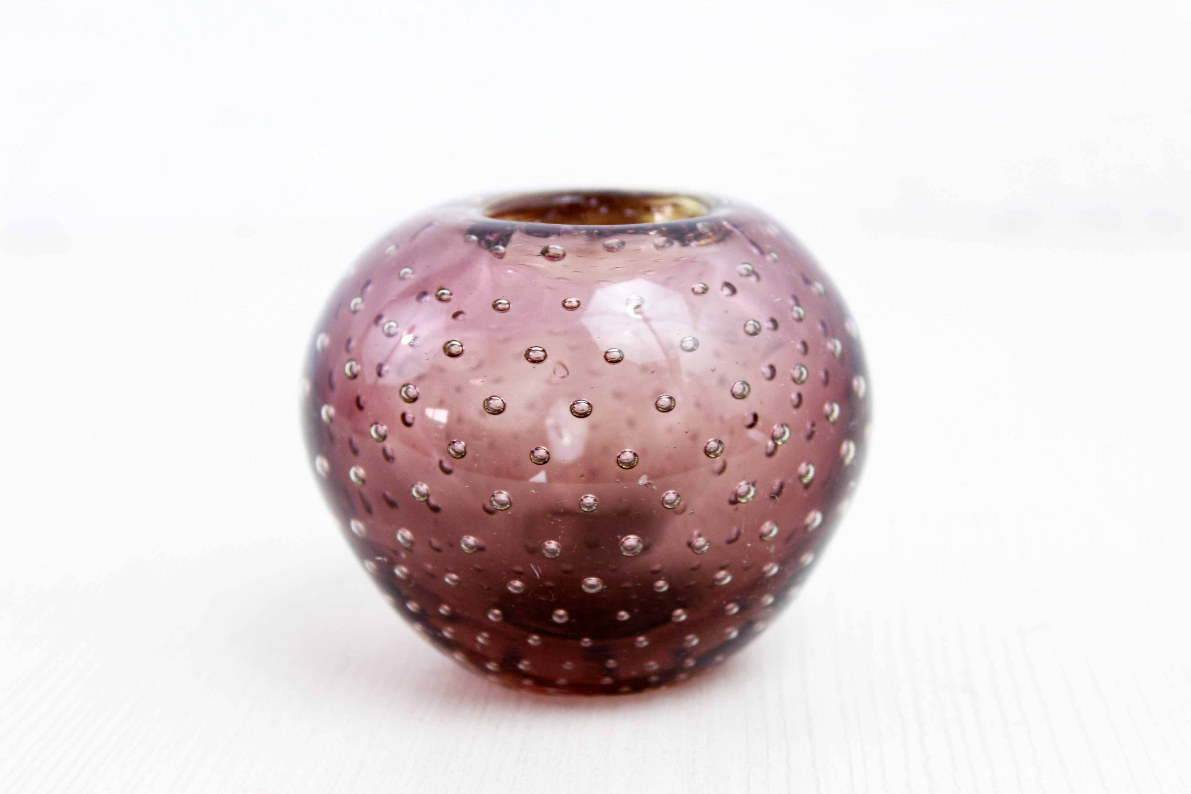 Murano glass candle holder or soliflore