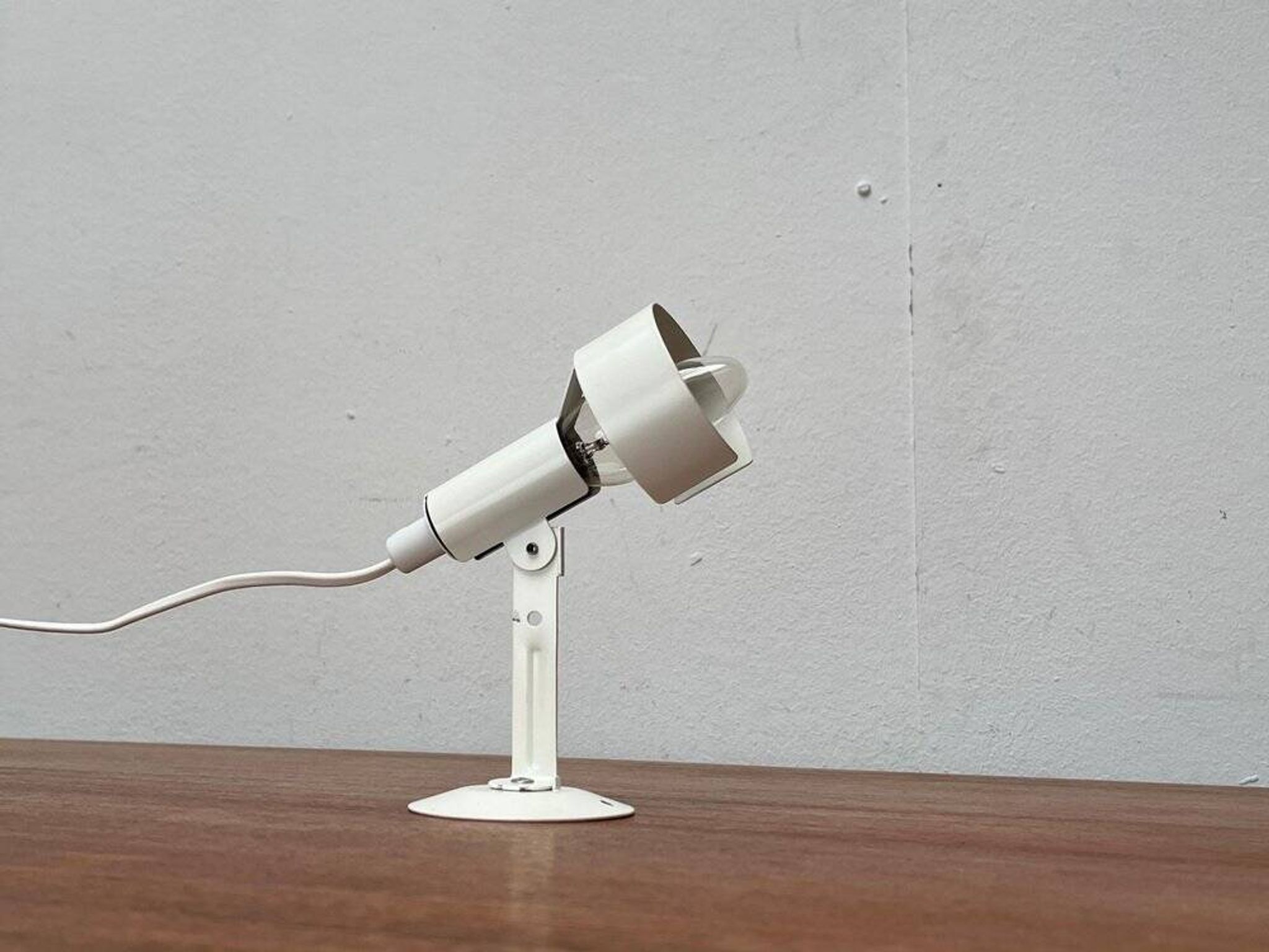 Minimalist table lamp from the postmodern space age by Ikea, 1980s.