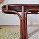 Grande table basse ancienne en rotin et cannage – Esprit bohème