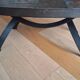 Vintage coffee table in stone and metal