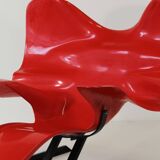 Chaise Longue "Éléphant" de Bernard Rancillac – Édition Limitée 07/100 – Rouge