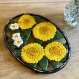 Vintage cast iron trivet