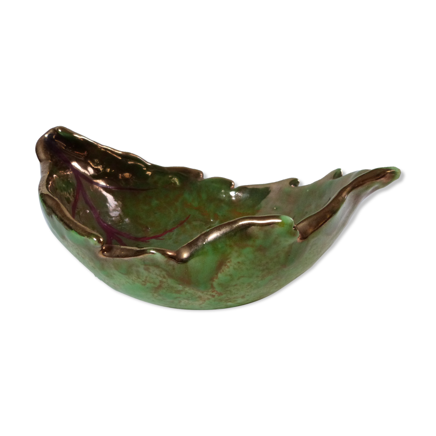 Ceramic sheet cutter signed Louis Dage Art Deco