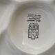 6 Faïence Gien fondue plates