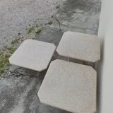 Set of 3 nesting wooden coffee tables, 1970s design