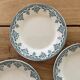 4 ironstone plates