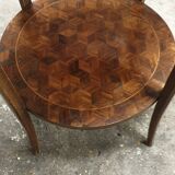Side table louis xv in marquetry