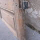 Old pine farm door