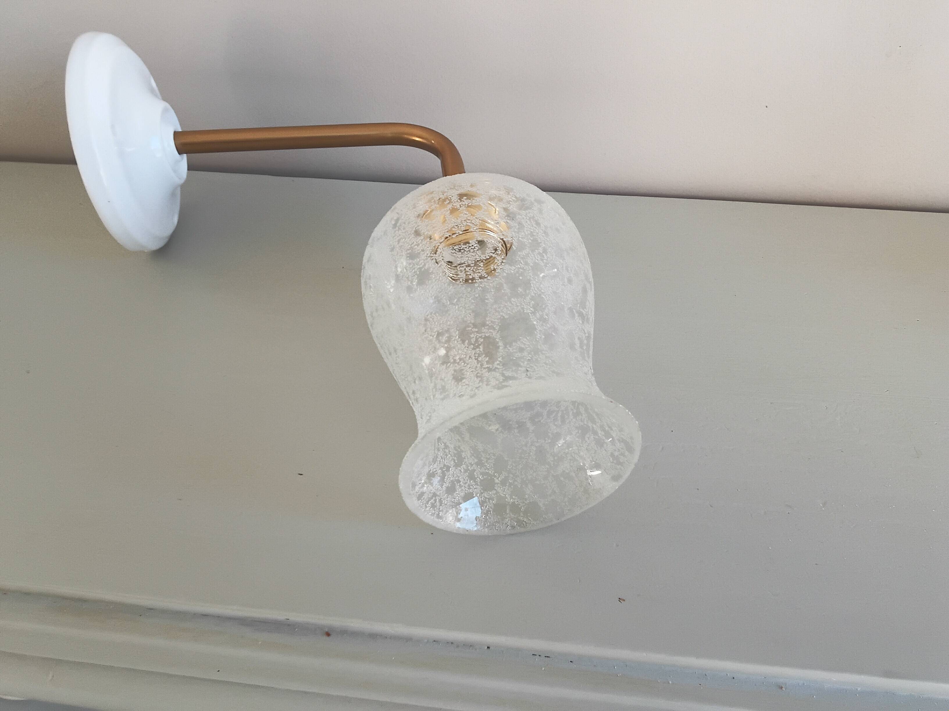 Set of two vintage wall sconces.