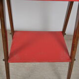 Side table on roulette