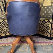Fauteuil de bureau pivotant anglais
