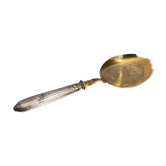 Pelle à glace fin XIXe manche en argent de style Louis XV