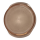 Pink glass platter