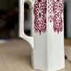 Octagonal Art Deco jug in Onnaing earthenware - Carmen model (1920-1930)