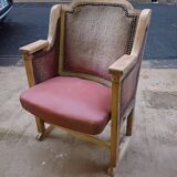 Theater armchair late 19th, early 20th in its original condition.