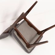 Chaise bouclée gris foncé du 20ème siècle, 1960