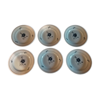 Six-plate series serves Moulin des loups Orchies model Prisca 50s