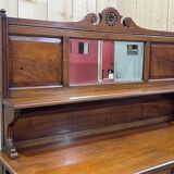 English art nouveau buffet in mahogany early twentieth century