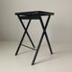Set of 4 service tables by Artex-Green Corp, 1960s, USA