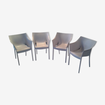 4 fauteuils Dr no par Starck