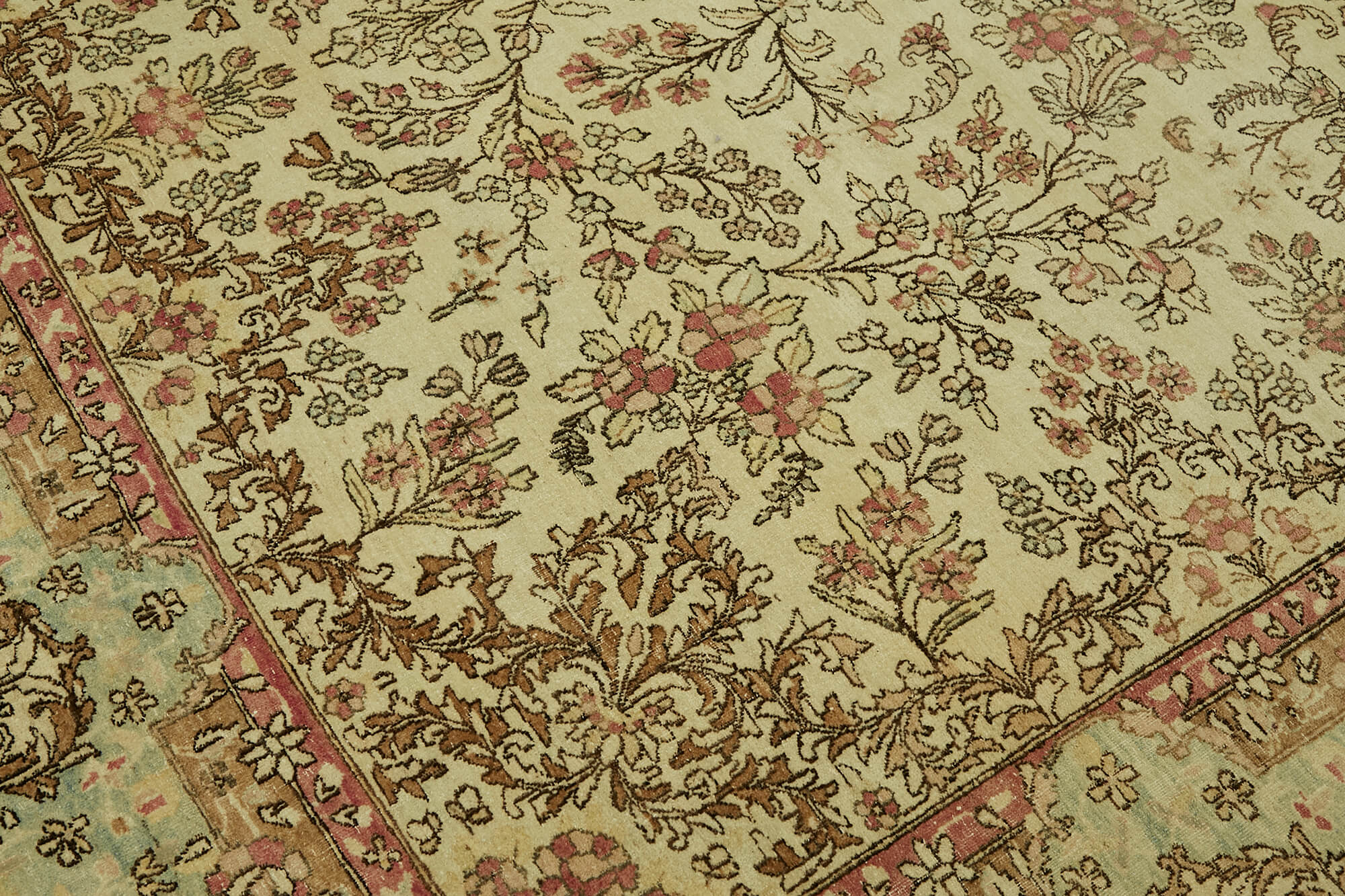 Handmade oriental rug 1980, 265 cm x 363 cm