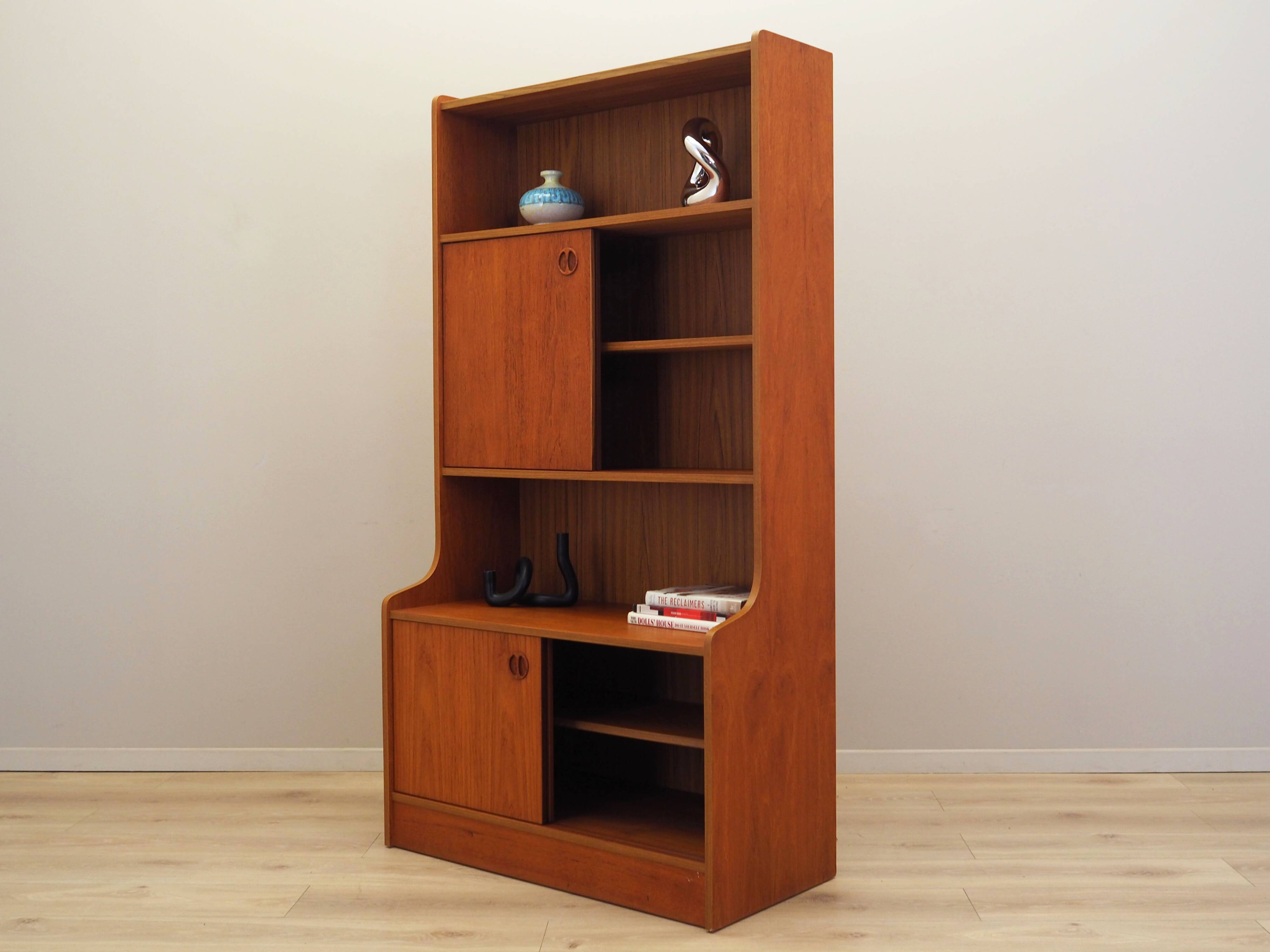Teak bookcase, Danish design, 1960s, production: Denmark