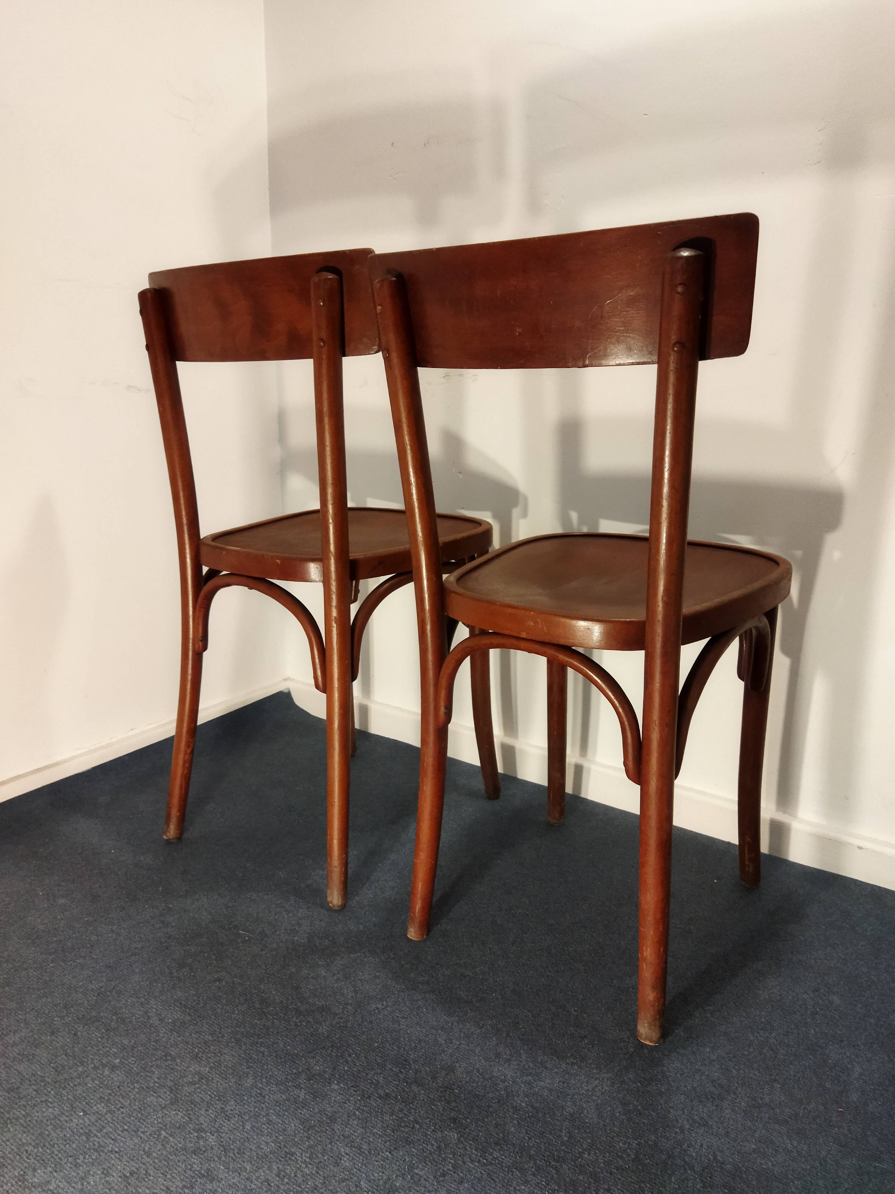 Paire de chaises bistrot