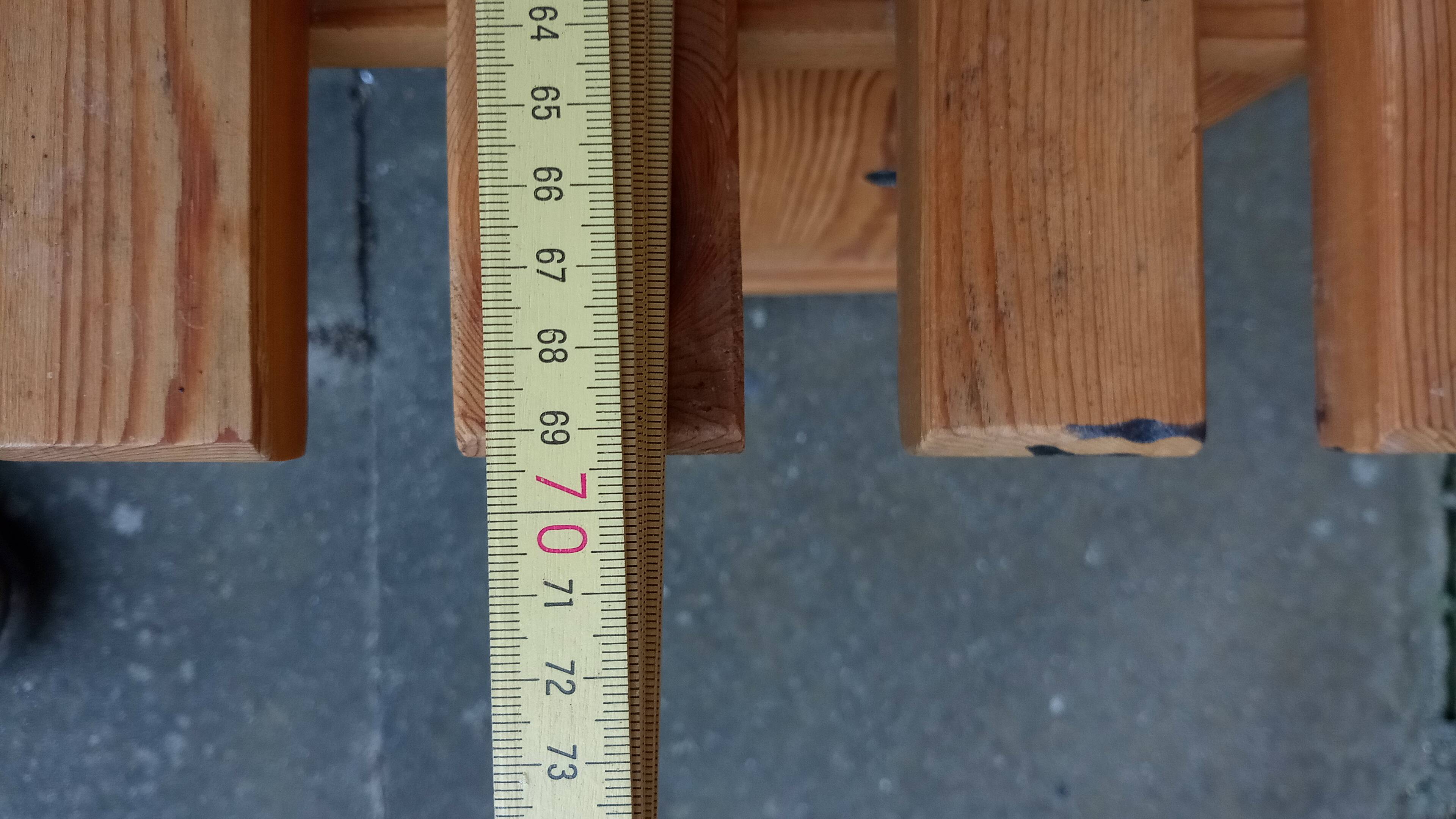Small swedish bench in pine