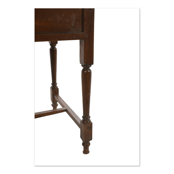 Table vitrine de présentation en bois