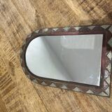 Vintage brass mirror