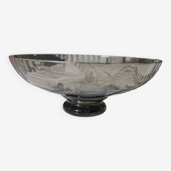 Art Deco crystal bowl