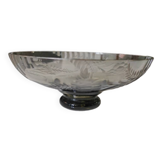 Art Deco crystal bowl