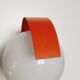 Paire d'appliques space age orange