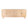 Rattan and brass sideboard