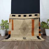 Beni Orain rug, handmade Moroccan rug, 150/250cm
