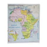 School poster rossignol montmorillon map west central africa n°21-22