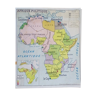 School poster rossignol montmorillon map west central africa n°21-22