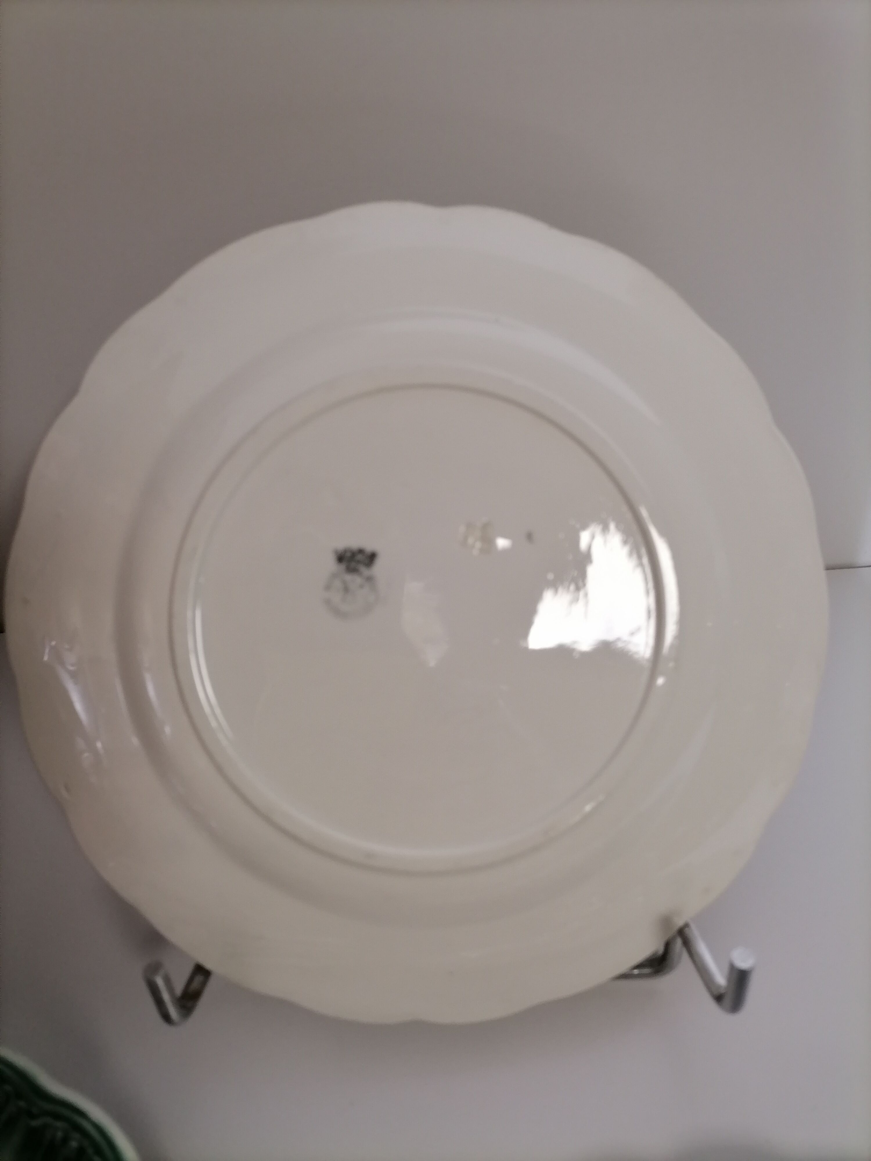 Lot assiettes barbotine