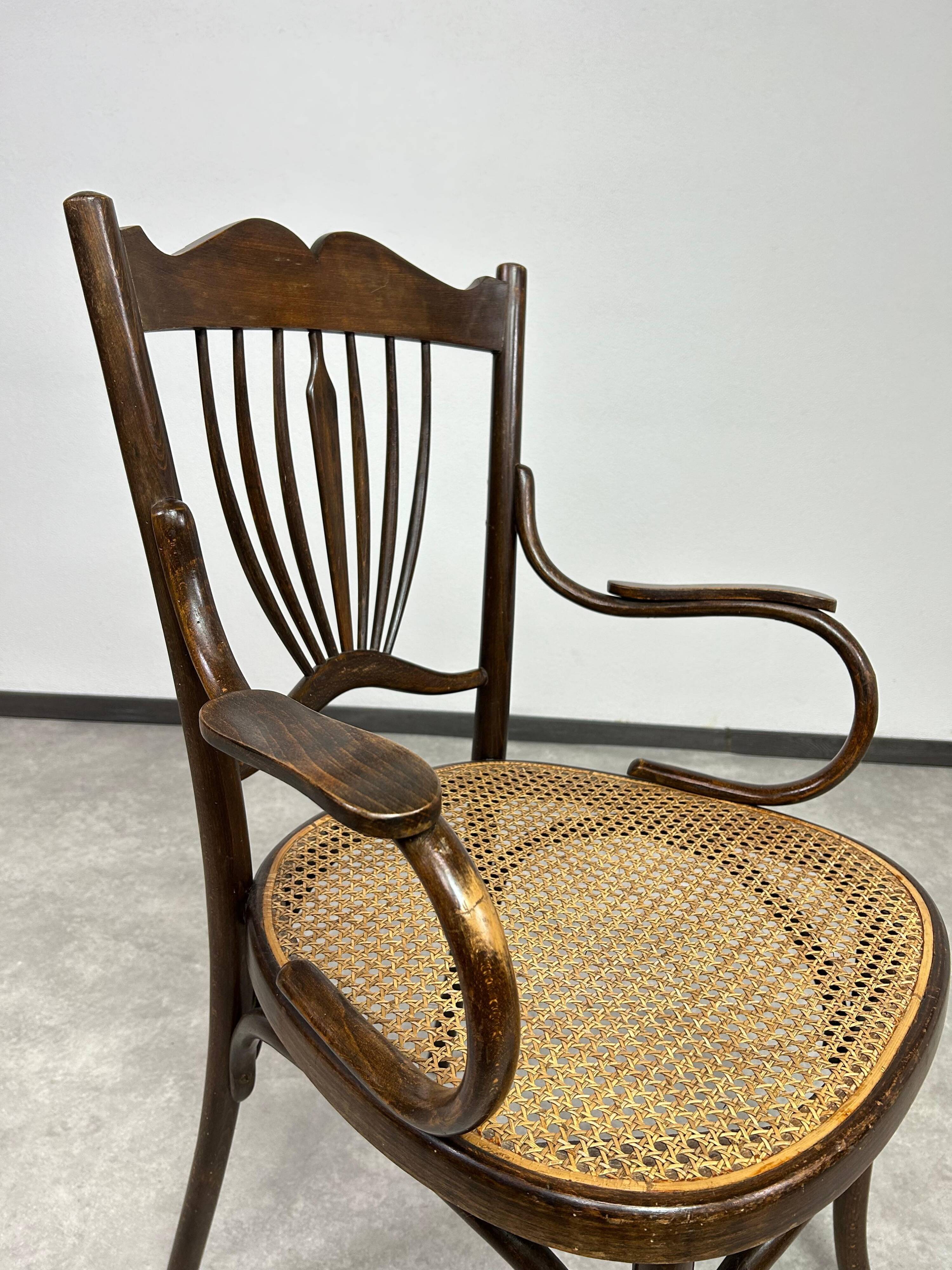 Art Nouveau seating group by Fischel Austria