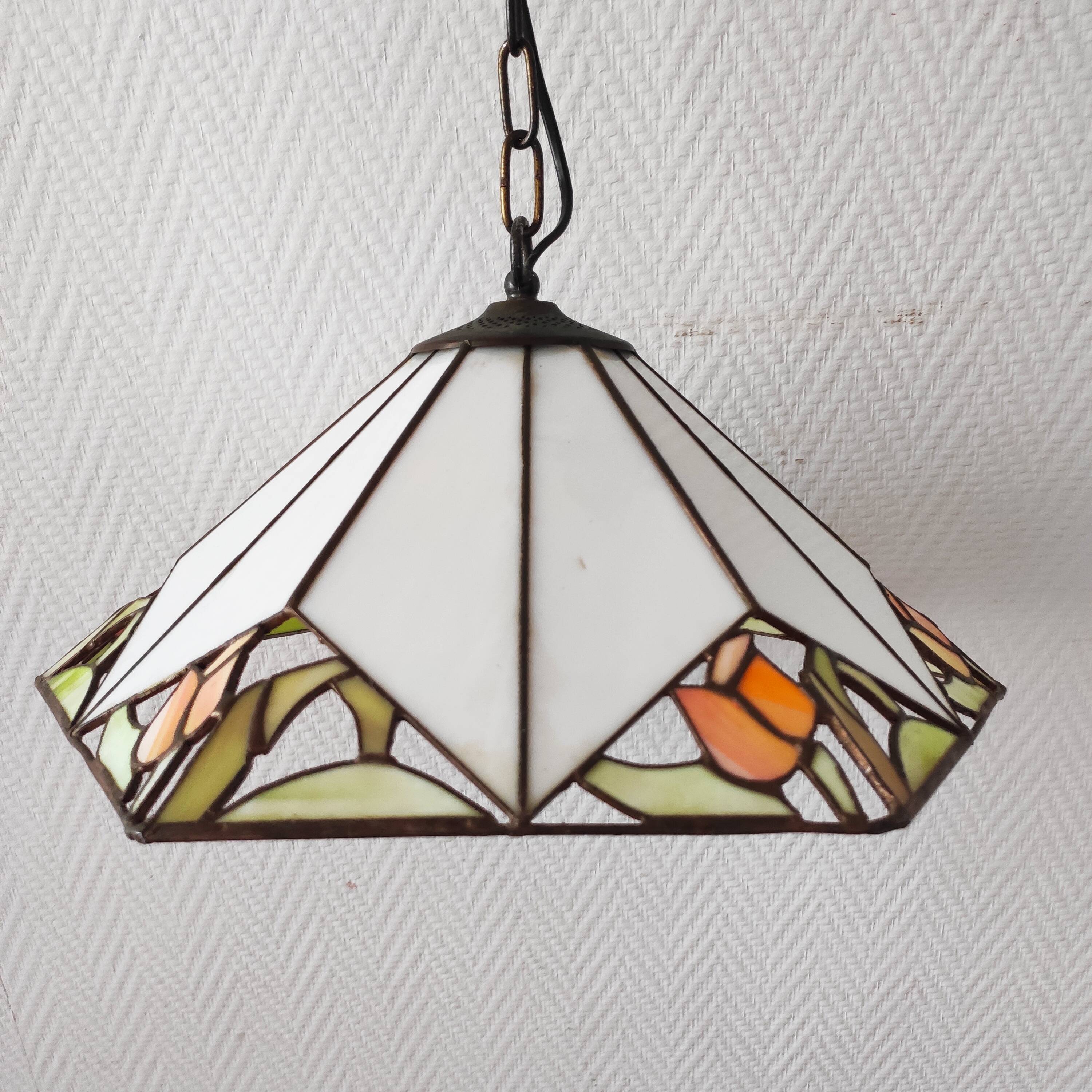 Pair of vintage pendant lights