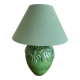 Lampe tournesol en céramique verte