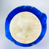 Vase Boule Gilbert Méténier bleu Gannat