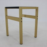 Table d’appoint italienne en laiton et verre des années 1960