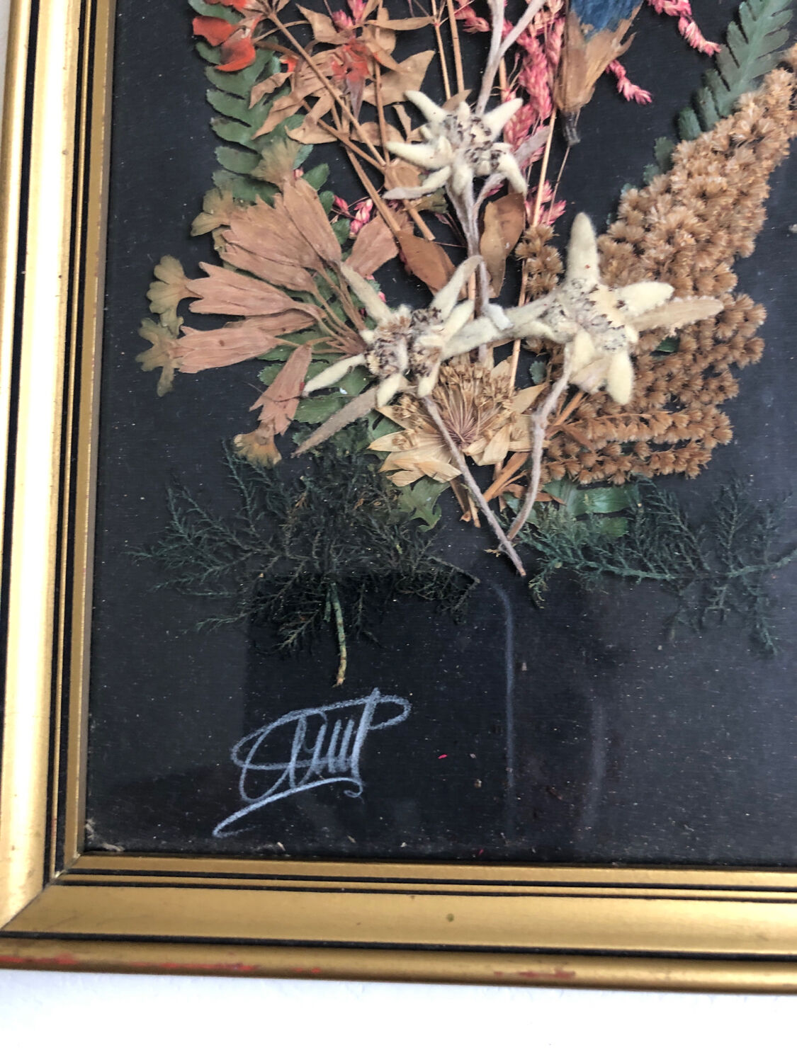 Natural flower frame